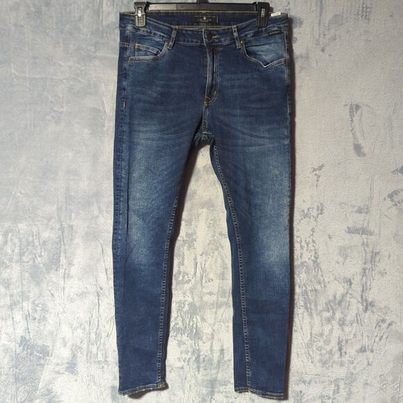 Zara Other - Zara Man Men's Jeans Denim Collection Size 36x29 Medium Wash Taper Casual Pants